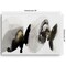 Americanflat Canvas Wall Art in Black, Grey and Gold Ink Style - Gallery Wrap - Abstract Wall Art